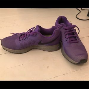 Purple Nike Running Shoes